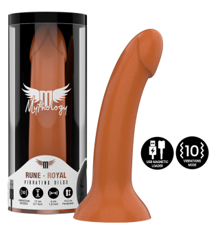 MYTHOLOGY - RUNE ROYAL DILDO M - VIBRATEUR WATCHME TECHNOLOGIE SANS FIL COMPATIBLE