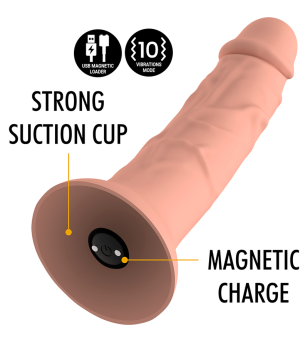 MYTHOLOGY - ASHER ORIGINAL DILDO S - VIBRATEUR COMPATIBLE AVEC LA TECHNOLOGIE SANS FIL WATCHME