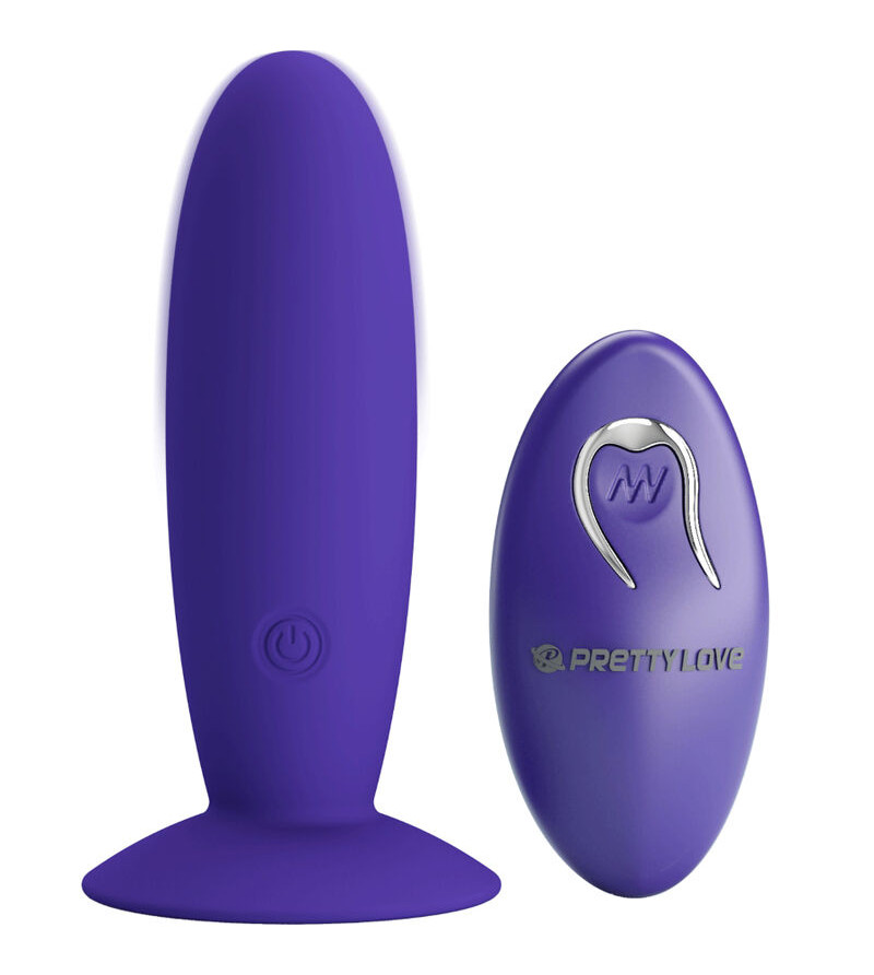 PRETTY LOVE - VIBRATEUR ANAL YOUTH PLUG TÉLÉCOMMANDE VIOLET