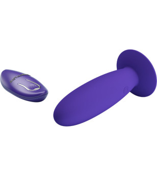 PRETTY LOVE - VIBRATEUR ANAL YOUTH PLUG TÉLÉCOMMANDE VIOLET