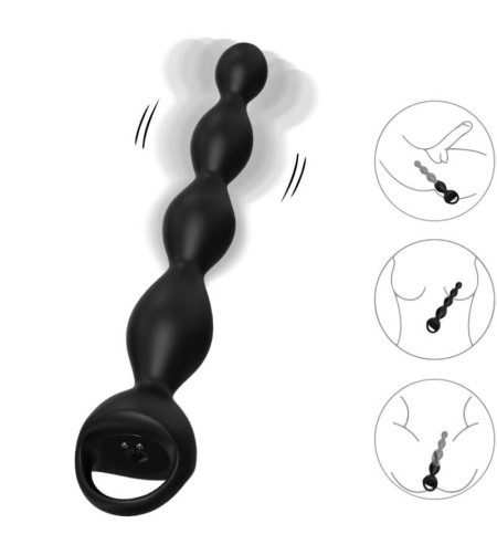 ARMONY - PLUG ANAL VIBRATEUR DOIGT NOIR