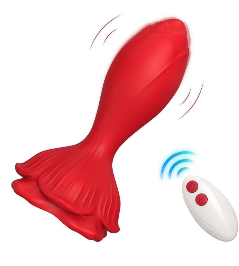 ARMONY - VIBRATEUR ROSE  PLUG ANAL PETITE TÉLÉCOMMANDE ROUGE