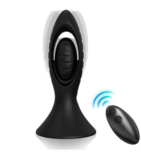 ARMONY - VIBRATEUR  PLUG ANAL SILICONE NOIR