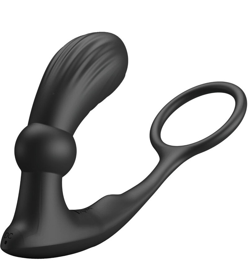 PRETTY LOVE - ANNEAU ANAL ET VIBRATEUR WARREN NOIR