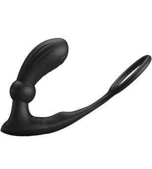 PRETTY LOVE - ANNEAU ANAL ET VIBRATEUR WARREN NOIR