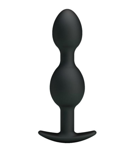 PRETTY LOVE - BALLES ANAL EN SILICONE 12.5 CM NOIRES