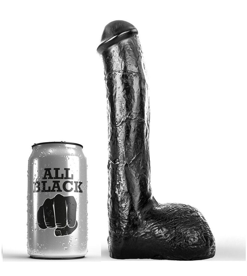 ALL BLACK - PENE ANAL RÉALISTE 23 CM