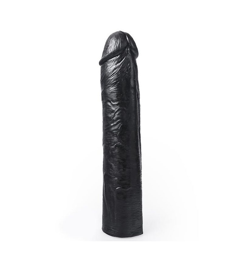 HUNG SYSTEM - GODE RÉALISTE COULEUR NOIR BENNY 25,5 CM