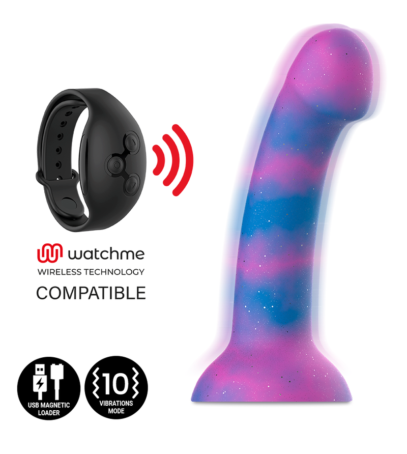 MYTHOLOGY - DION GALACTIC DILDO M - VIBRATEUR WATCHME TECHNOLOGIE SANS FIL COMPATIBLE