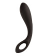 ALIVE - MASSEUR ANAL COEUR NOIR 15 CM