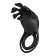 PRETTY LOVE - ANNEAU VIBRATEUR RUBEN 7 VIBRATIONS SILICONE NOIR