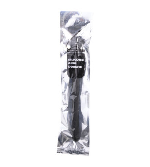 ALL BLACK - DOUCHE ANAL RIDÉE EN SILICONE 27 CM