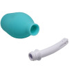 MR PLAY - DOUCHE EN CAOUTCHOUC BLEU POIRE ANAL