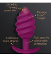 G-VIBE - GPLUG TWIST 2 PLUG ANAL VIOLET