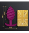 G-VIBE - GPLUG TWIST 2 PLUG ANAL VIOLET