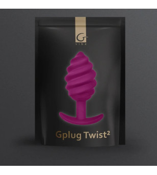 G-VIBE - GPLUG TWIST 2 PLUG ANAL VIOLET