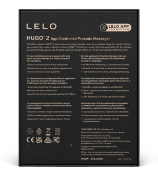 LELO - MASSEUR DE PROSTATE HUGO 2 NOIR