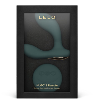 LELO - TÉLÉCOMMANDE DE MASSEUR DE PROSTATE HUGO 2 NOIR