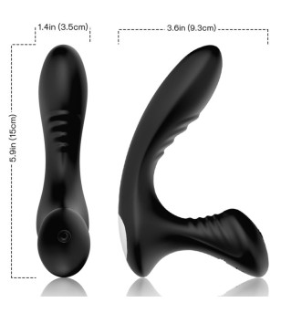 ARMONY - STORM VIBRATEUR ANAL PROSTATE  PLUG TÉLÉCOMMANDE NOIR