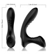 ARMONY - STORM VIBRATEUR ANAL PROSTATE  PLUG TÉLÉCOMMANDE NOIR