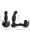 ARMONY - VIBRATEUR SURROUND ANAL  STIMULATEUR TESTICULOS TÉLÉCOMMANDE NOIR