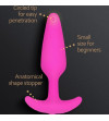 G-VIBE - GPLUG PLUG ANAL VIBRATEUR XS FUCHSIA