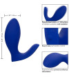 CALEXOTICS - ADMIRAL STIMULATEUR ET VIBRATEUR DE PROSTATE RIMMING BLEU