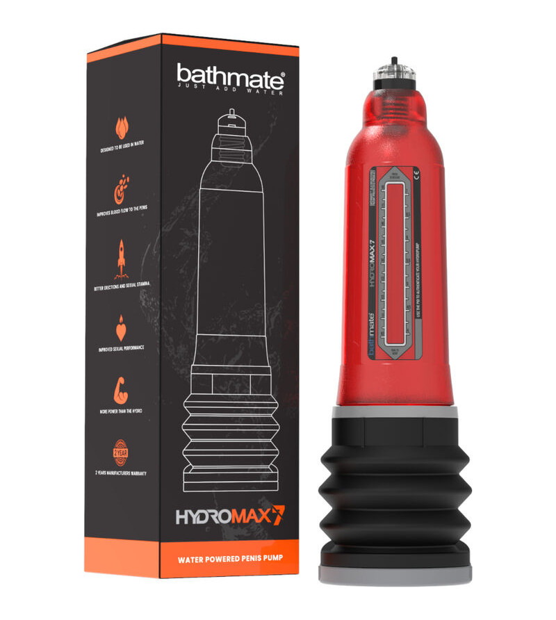 BATHMATE - HYDROMAX 7 AUGMENTATION DE PÉNIS ROUGE