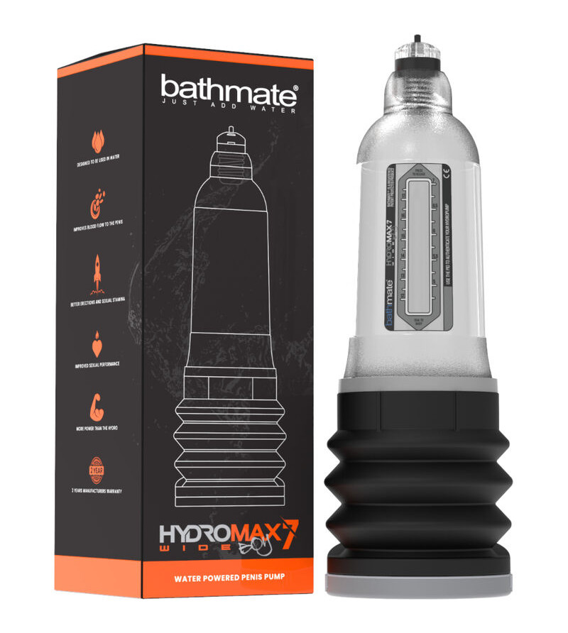 BATHMATE - HYDROMAX 7 WIDE BOY X30 TRANSPARENT