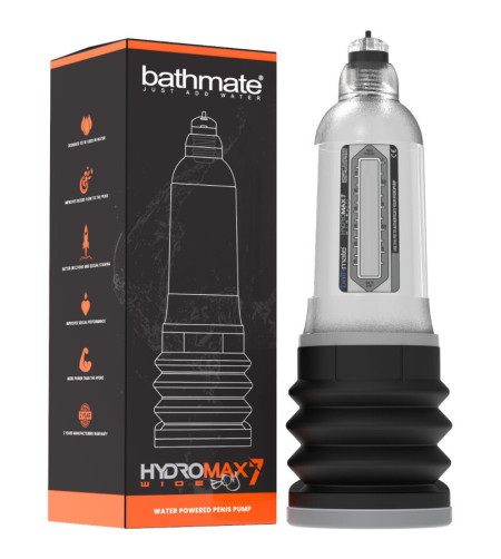 BATHMATE - HYDROMAX 7 WIDE BOY X30 TRANSPARENT