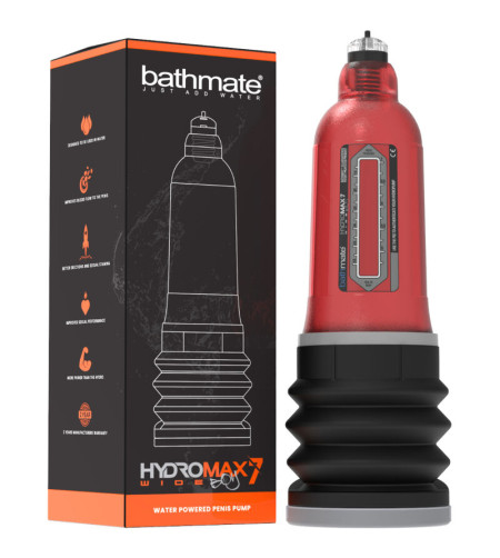 BATHMATE - HYDROMAX 7 WIDE BOY X30 ROUGE