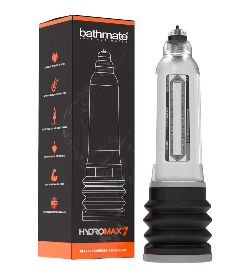 BATHMATE - HYDROMAX 7 POMPE DAUGMENTATION DE PÉNIS TRANSPARENTE
