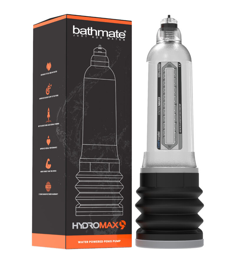 BATHMATE - HYDROMAX 9 POMPE DAUGMENTATION DE PÉNIS TRANSPARENTE