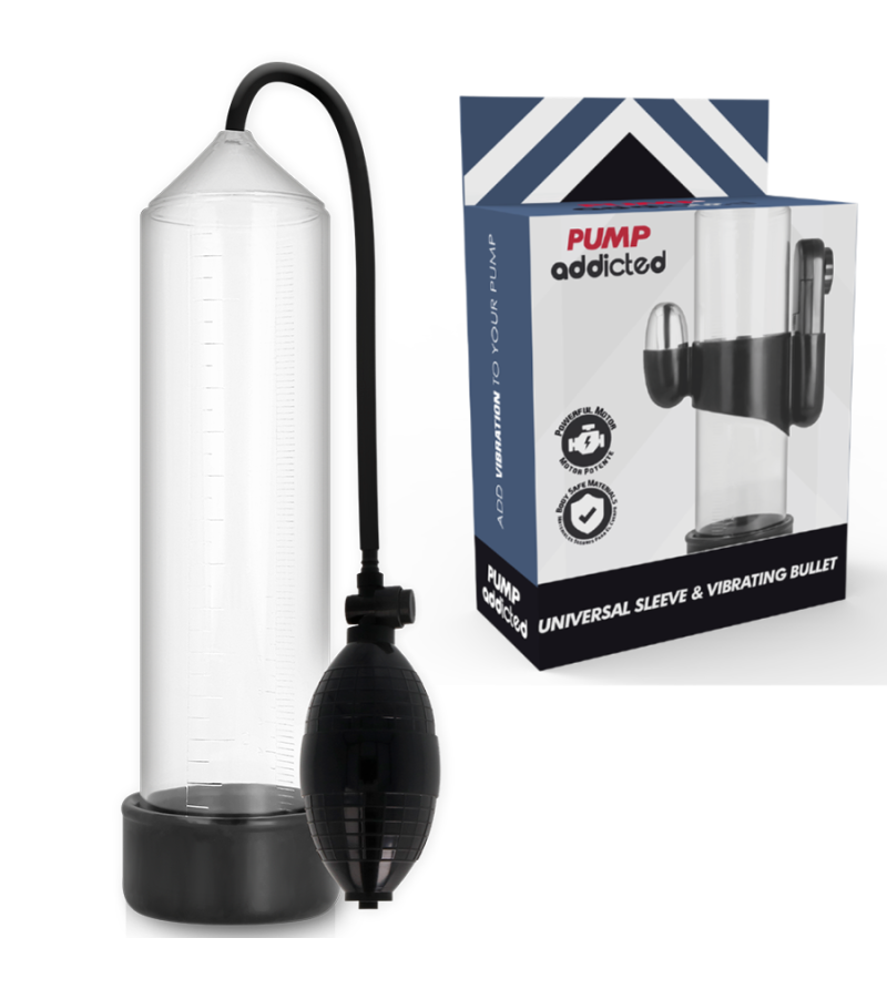 PUMP ADDICTED - VIBRATEUR TRANSPARENT RX3