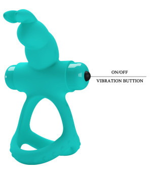 PRETTY LOVE - ANNEAU VIBRATEUR LAPIN VERT FIGGY