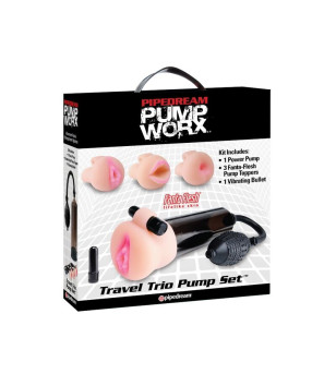 PUMP WORX TRAVEL TRIO PUMP SET