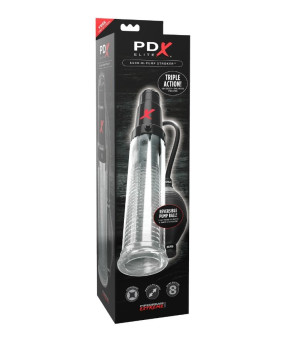 PDX ELITE - SUCK N PUMP STROKER MASTURBATEUR VIBRANT POMPE À ONDES STIMULANTES