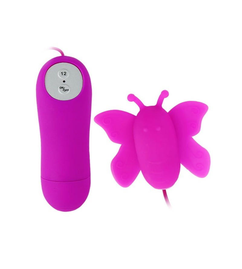 BAILE - LOVE EGGS STIMULATEUR DE CLITORIS PAPILLON 12 VITESSES TÉLÉCOMMANDE LILAS