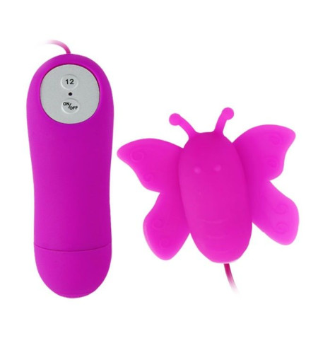 BAILE - LOVE EGGS STIMULATEUR DE CLITORIS PAPILLON 12 VITESSES TÉLÉCOMMANDE LILAS