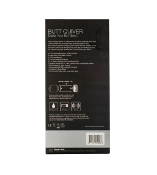 ROCKS-OFF - STIMULATEUR BUTT QUIVER P-POINT 7 VITESSES NOIR