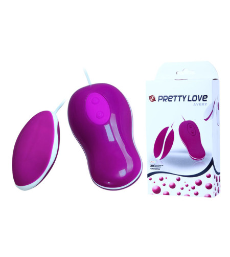 PRETTY LOVE - FLIRTATION OEUF VIBRANT AVEC TÉLÉCOMMANDE AVERY