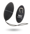 WOMANVIBE - ALSAN EGG TELECOMMANDE NOIR SILICONE NOIR