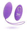 WOMANVIBE - ALSAN EGG TELECOMMANDE NOIR SILICONE VIOLET