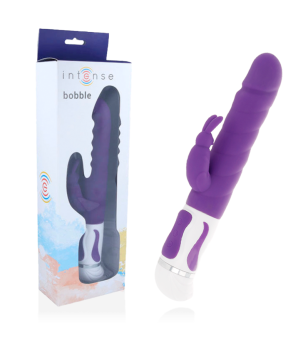 INTENSE - VIBRATEUR BOBBLE ROTATEUR SILICONE LILAS