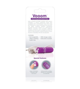 SCREAMING O - BALA VIBREURA RECHARGEABLE VOOOM VIOLET