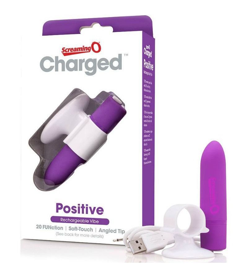 SCREAMING O - MASSEUR RECHARGEABLE POSITIVE VIOLET