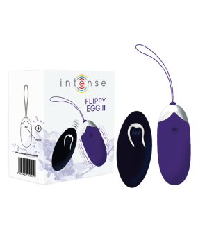 INTENSE - OEUF VIBRANT FLIPPY II AVEC TÉLÉCOMMANDE VIOLET