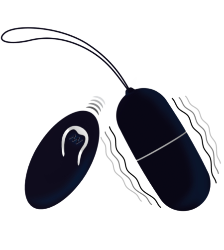 INTENSE - OEUF VIBRANT FLIPPY I AVEC TÉLÉCOMMANDE NOIR