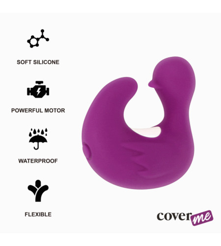 COVERME - DÉ À DÉS À CANARD RECHARGEABLE EN SILICONE STIMULANT DUCKYMANIA