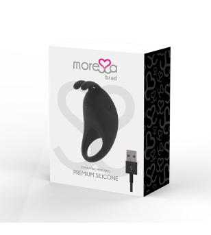 MORESSA - BRAD PREMIUM SILICONE RECHARGEABLE NOIR